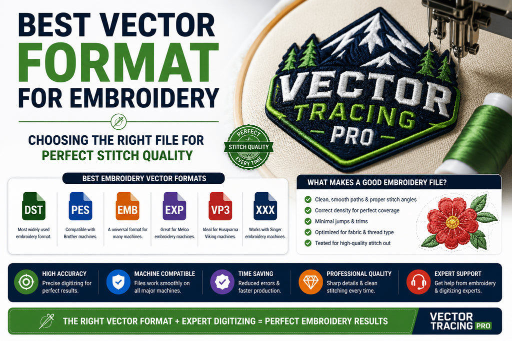 Best Vector Format for Embroidery: Choosing the Right File for Perfect Stitch Quality