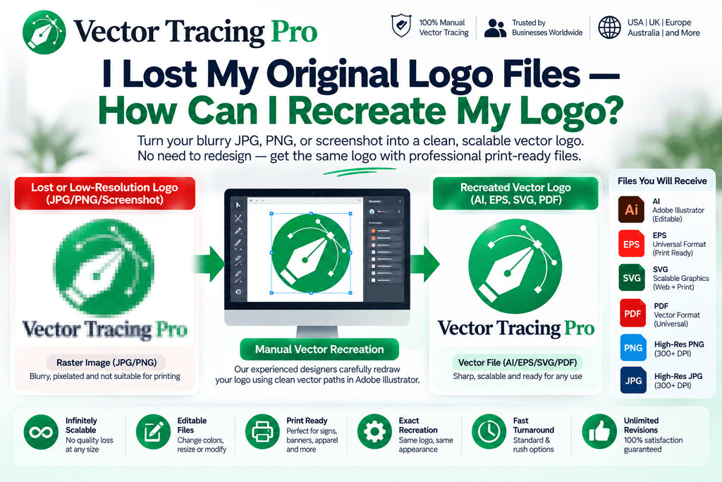 I Lost My Original Logo Files — How Can I Recreate My Logo?