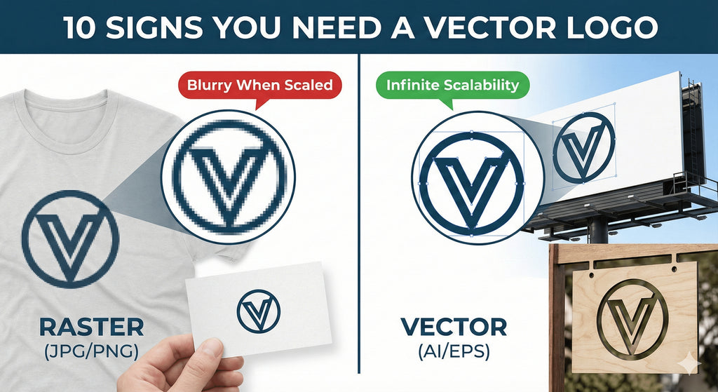 10 Signs You Really Need a Vector Version of Your Logo