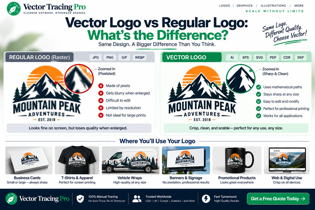 Vector Logo vs Regular Logo: What’s the Difference?