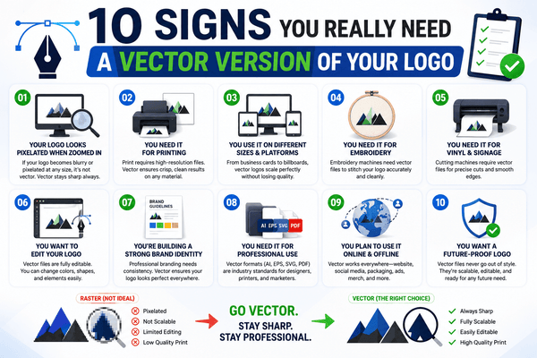 10 signs you really need a vector version of your logo