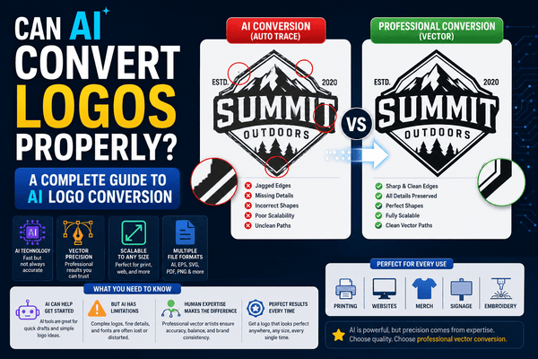 Can AI Convert Logos Properly A Complete Guide to AI Logo Conversion