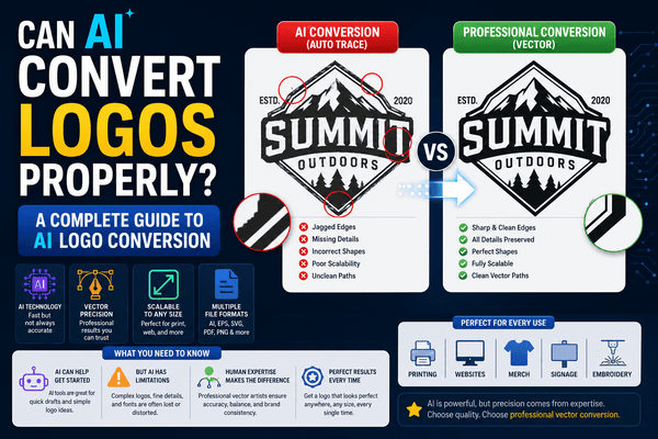 Can AI Convert Logos Properly A Complete Guide to AI Logo Conversion
