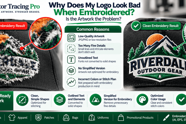 Why Does My Logo Look Bad When Embroidered? Is the Artwork the Problem?