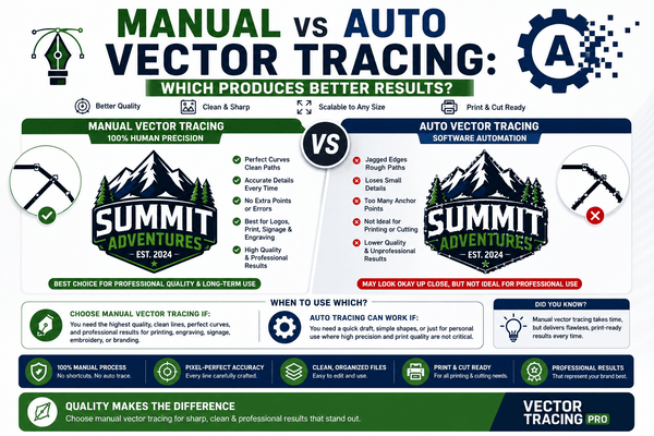Manual vs Auto Vector Tracing Which Produces Better Results