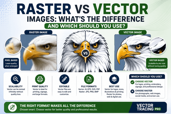 Raster vs Vector Image