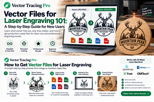 Vector Files for Laser Engraving 101: A Step-by-Step Guide for New Users