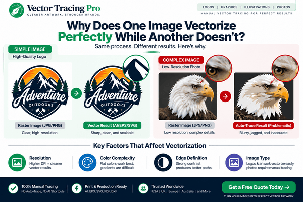 Why Does One Image Vectorize Perfectly While Another Doesn't?